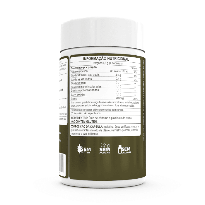 BIO CÁRTAMO COM CROMO  120 CAPS - Imagem 2