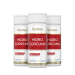 3 HIDRO CÚRCUMA 30 CÁPSULAS  (CURCUMINA DE ALTA ABSORÇÃO)