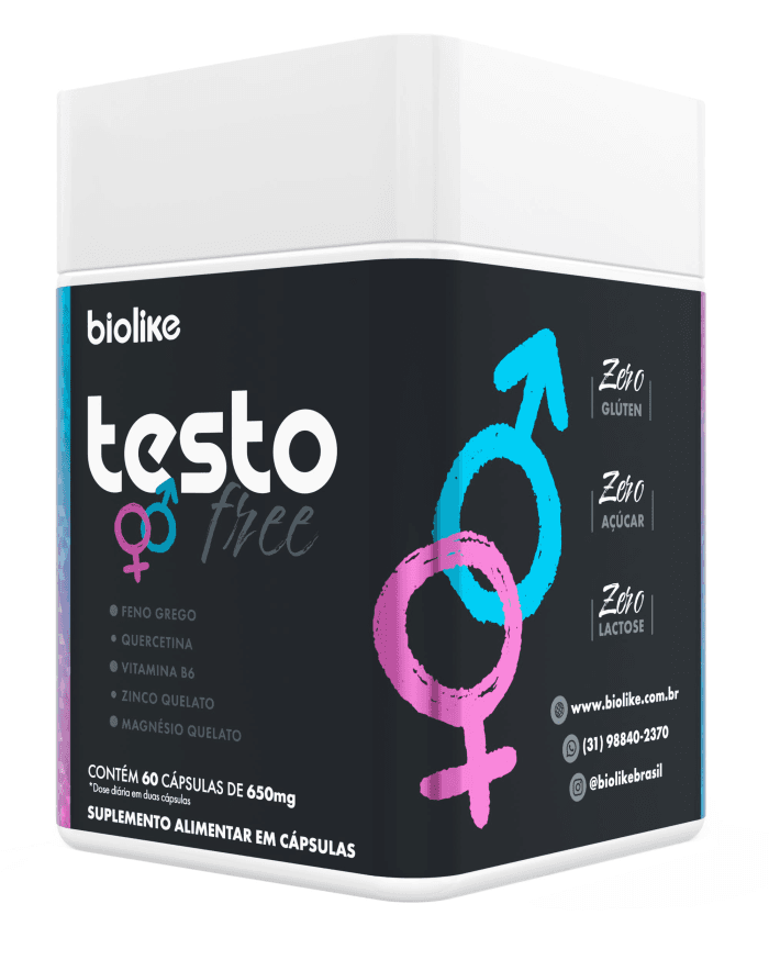 TESTO FREE COM FENO GREGO E QUERCETINA 60 CÁPSULAS - Imagem 2